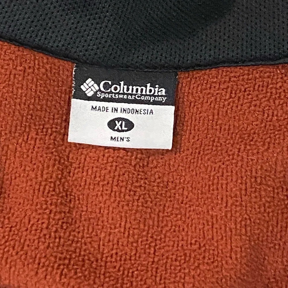 Columbia men’s quarter zip up fleece outerwear long sleeves jacket. - Picture 5 of 12